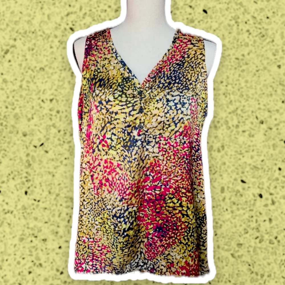 Hale Bob Abstract Print Print Tank-Top With Pocket